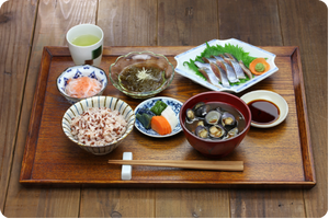 朝ごはんの図